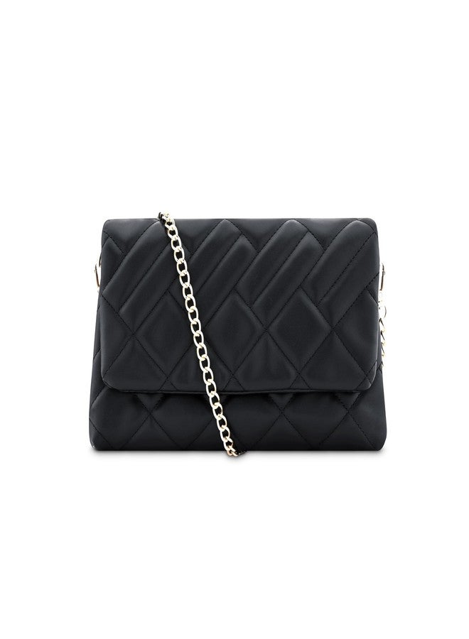 Fastrack Quilted Chic Flap Bag | Faux-Leather Women's Handbags| Ladies Purse Handbag | Sling Bag for Casual Carry - Image 1